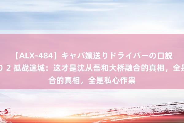 【ALX-484】キャバ嬢送りドライバーの口説きハメ撮り 2 孤战迷城：这才是沈从吾和大桥融合的真相，全是私心作祟