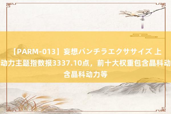 【PARM-013】妄想パンチラエクササイズ 上证新动力主题指数报3337.10点，前十大权重包含晶科动力等