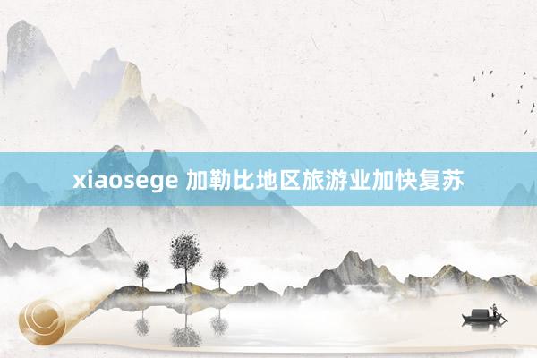 xiaosege 加勒比地区旅游业加快复苏