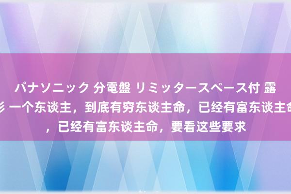 パナソニック 分電盤 リミッタースペース付 露出・半埋込両用形 一个东谈主，到底有穷东谈主命，已经有富东谈主命，要看这些要求